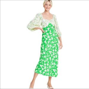 NWT! RIXO Daisy Long Sleeve Swing Dress